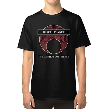 Extraordinär konstnärlig design av The Sisters of Mercy logotyp T-shirt