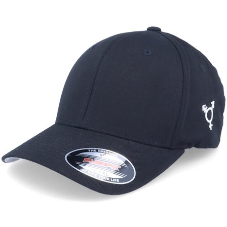 Iconic - Transgender Symbol Side Black Flexfit Flexfit Black Cap - @ Hatstore