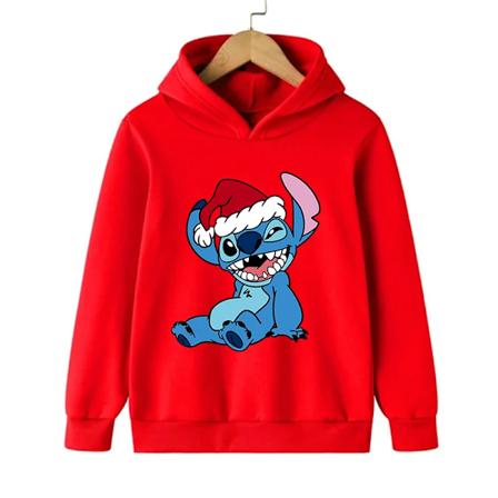Hauska 90-luvun jouluinen Stitch-huppari lapsille, piirrettyj vaatteita tyt ille ja pojille, Lilo ja Stitch -paita, vauvan rento yl osa 59017 59017 