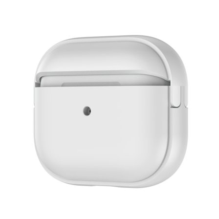 Beskyttelsesskal til AirPods 4 opladningsetui - hvid/frostet