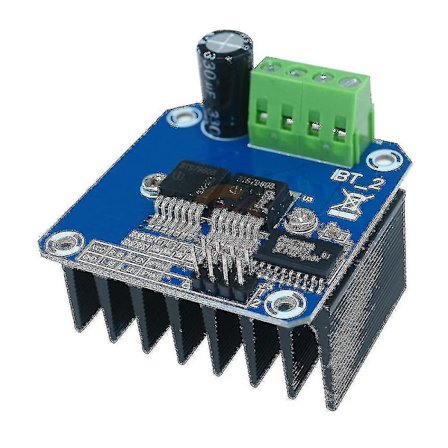 Bjxy Dobbel Bts7960b 43a Motordriver Høystrømsmodul for Arduino