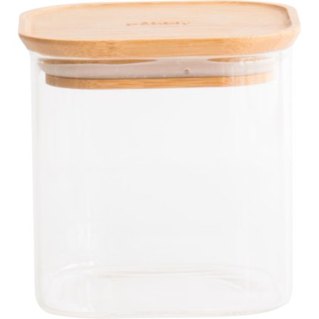 Pebbly Glaslåda med bambulock 800 ml | Inredning > Förvaring > Förvaringslåda | Bagaren och Kocken