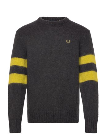 Fred Perry Chunky Tipped S Jmpr - Grey - XL