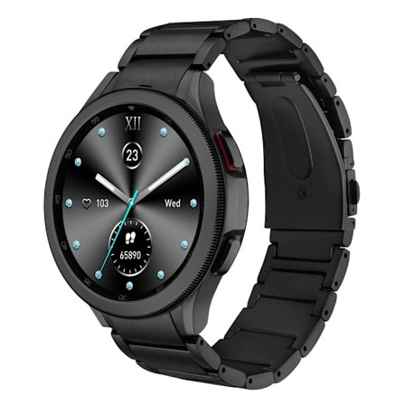 Titanranneke Full Fit Samsung Galaxy Watch 7 40mm Musta