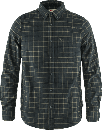 Fjällräven Men's Övik Flannel Shirt Men long-sleeved shirts Grey XS