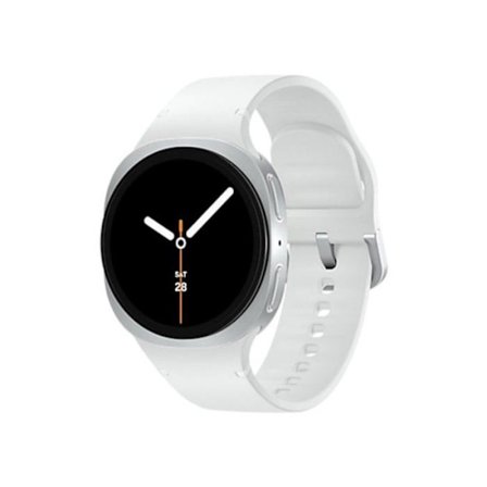 Smartwatch Samsung Galaxy Watch8 GPS AMOLED 40mm Hvid sølv sundhedstræning Wear OS