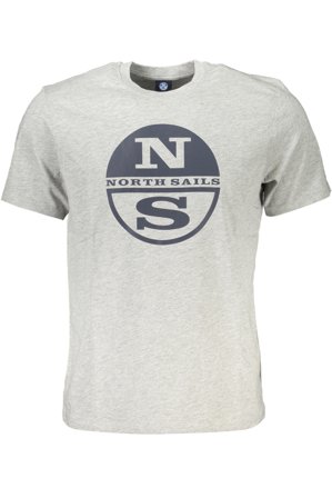 North Sails T-shirt Maniche Corte Uomo Grigio