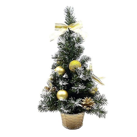 Mini Juletræ Kunstigt Julepynt Bordpynt