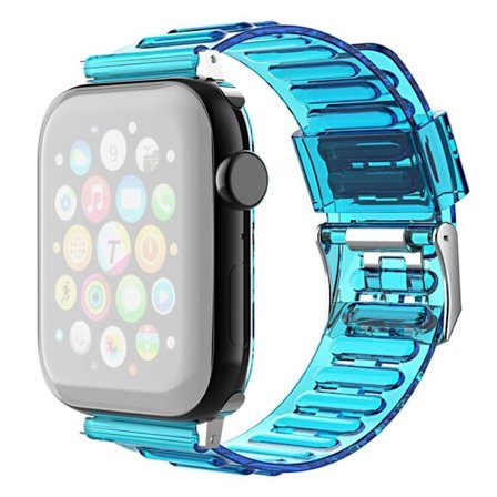 Apple Watch Series 6 / 5 44mm transparent style watch band - Blue