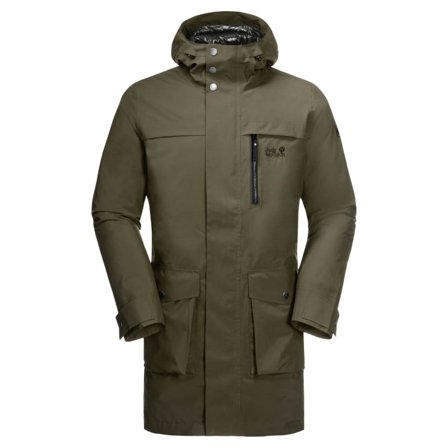 Jack Wolfskin Men's Cold Bay Parka Men down-lined parkas Green L