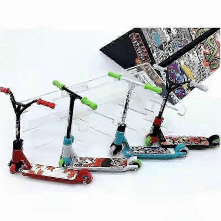Metallfinger Scooter Mini Interaktive Fingertoppleker Pedagogiske Leker For Barn 25-26S[WSY]