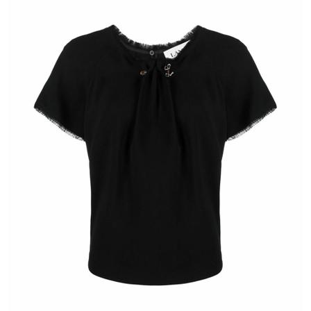 Lanvin, Top Zwart, Dames, Maat:L