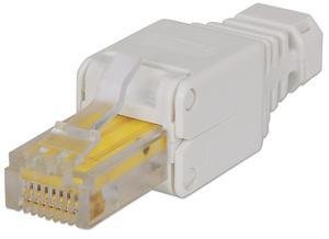 INTELLINET Toolless modular plug RJ45 UTP Cat5e/6 for solid and stranded