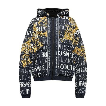 Versace Jeans Couture Reversible jacket , Zwart , Heren , Maat: 2XL