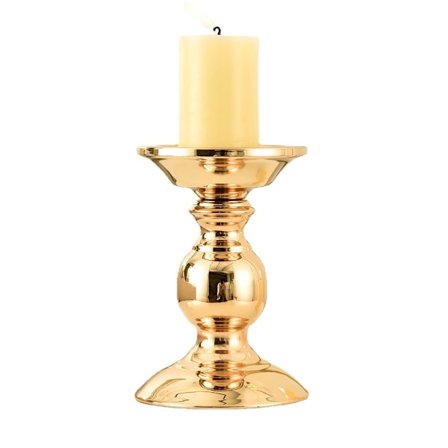 Pelarformad ljusstake, svart ljusstake, skorstensljusdekor