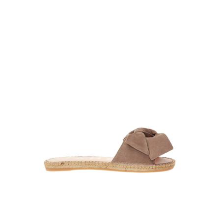 Manebí, Slides with bow Bruin, Dames, Maat:37 EU,suede
