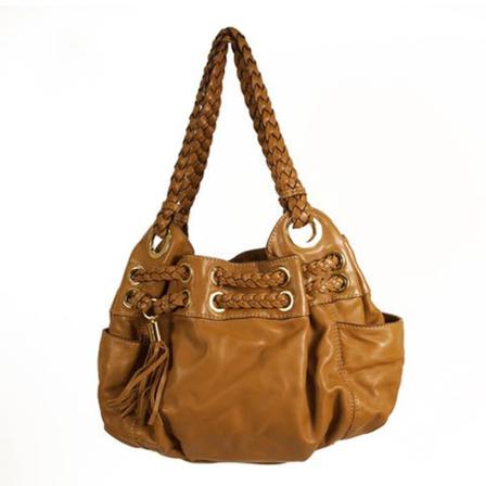 Michael Kors Pre-owned, Handbag Bruin, Dames, Maat:ONE Size,leer,gevlochten