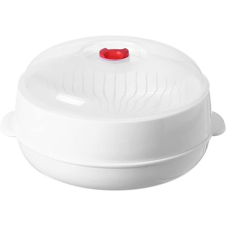 Mikrovågsugns grönsaksångare, grönsaksångare för mikrovågsugn, mikrovågsugnsskål, miniatyr matlagningsredskap (1 lager)