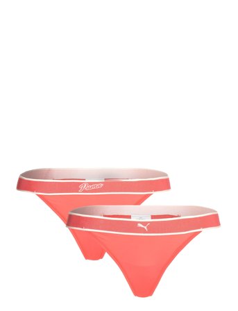 Puma Women Tanga String 2P Pack Coral PUMA