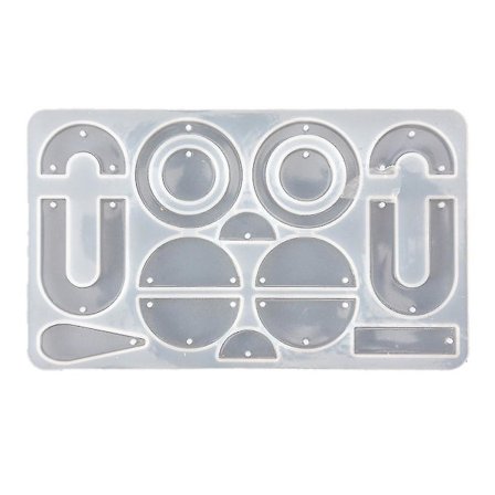 Ørepynt Harpiksform Harpiks Ometric Ørepynt Henger Harpiks Silikonform Smykker Ma B