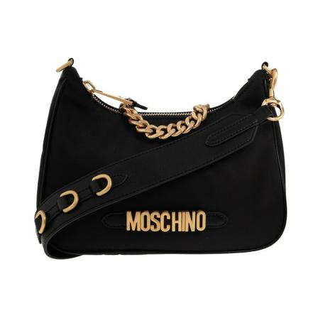 Moschino - Axelremsväskor - Svart - Dam - Storlek: One Size, Dam, Storlek: ONE SIZE