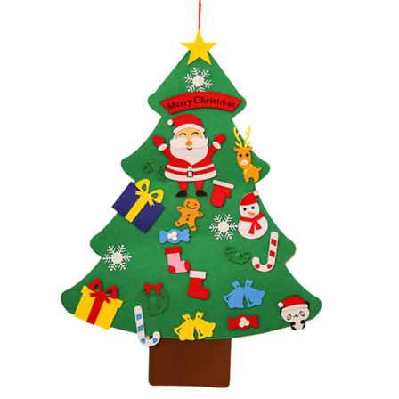 Filt julgran set God Jul DIY no lights