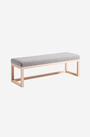Kave Home - Bänk Loya - Grå - Bänkar - Från Homeroom