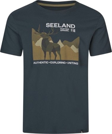 Seeland Fragment T-Shirt Dark Blue