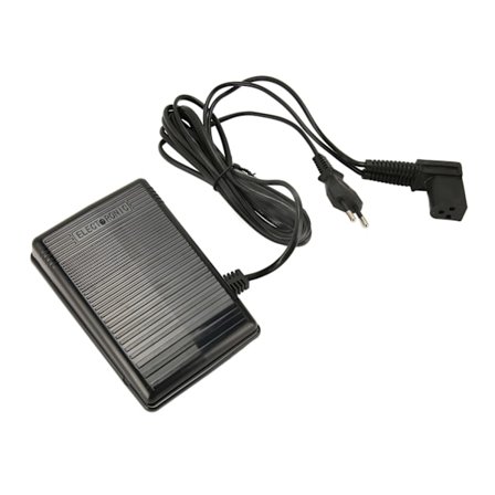 Fodpedalafbryder Professionel 3 Huller Semi Rund Stik Fodkontrol Afbryder Pedal med Ledning til Symaskine