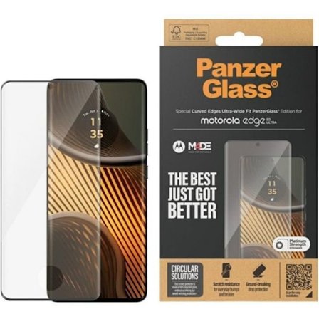 Panzerglass Ultra-brett härdat glas för Motorola Edge 50 Ultra
