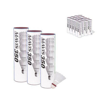 Yonex Mavis 350 Fast Hvit 30 rør