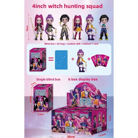 Djævle Jagt Herre Truppe Dame Truppe Dukker Håndlavet Legetøj 6 Gaveæsker