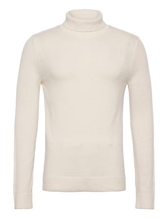 Hco. Guys Sweaters Cream Hollister
