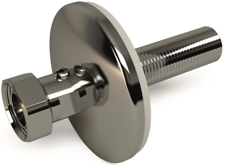 LK Systems 1881847 Anslutningskoppling rak, G26 x 1,5 mm Med avstängning, Badrum