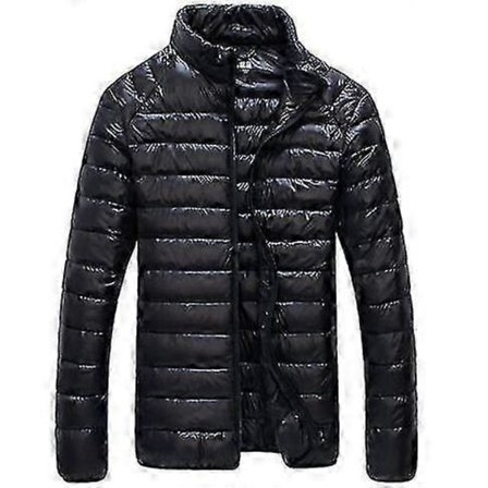 Ultralet Herre Vinterfrakke Varm Dunjakke Herre Ståkrave Blød Du