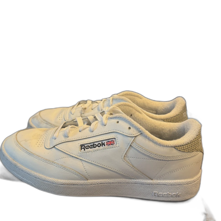 Vita Reebok sneakers med rutigt mönster