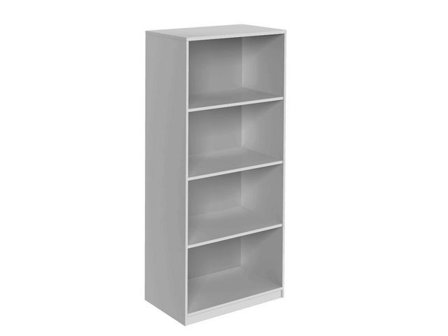 DENORD DESIGN 4xA4-hylla grå - Lyreco - Kontorsmöbler och inredning - Skåp och hyllor - Hyllor