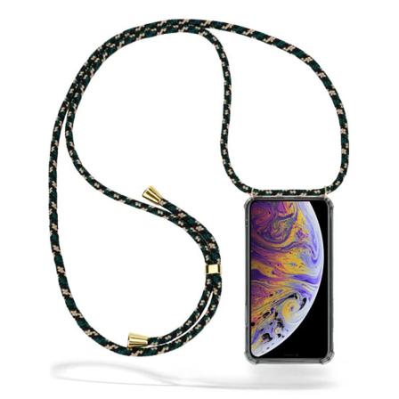 Boom Iphone Xs Max Mobilhalsband Skal - Green Camo Cord