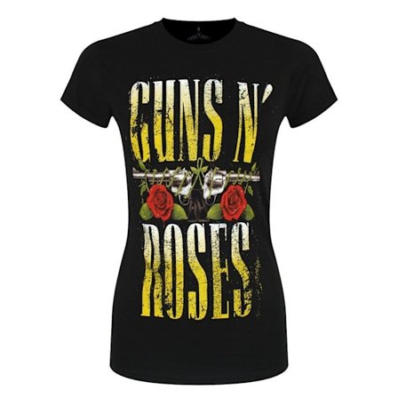 Guns N Roses Dam/Dam Big Guns T-Shirt XXL Svart