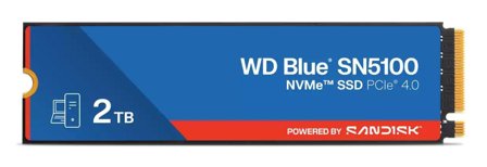 WD WD Blue SN5100 PCIe 2000GB M2. NS