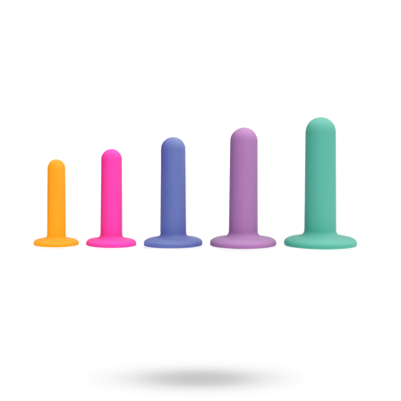Shots: Silicone Vagina Dilator Set - Multicolor - Vuxen.dk: For hende