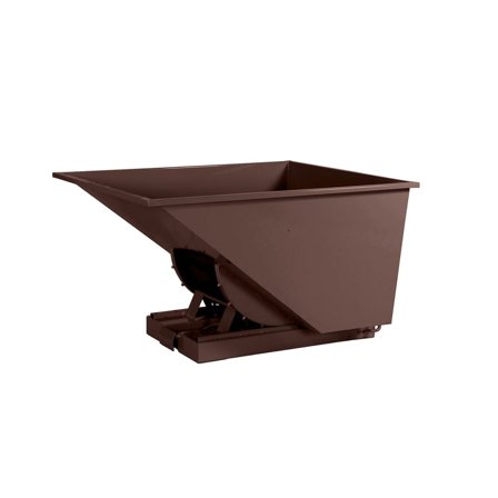 Tippcontainer, 900 liter, brun