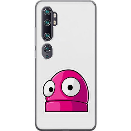Kompatibel Mobilcover til Xiaomi Xiaomi Mi Note 10 Rosa tegneseriefigur med store øjne i legende og humoristisk stil