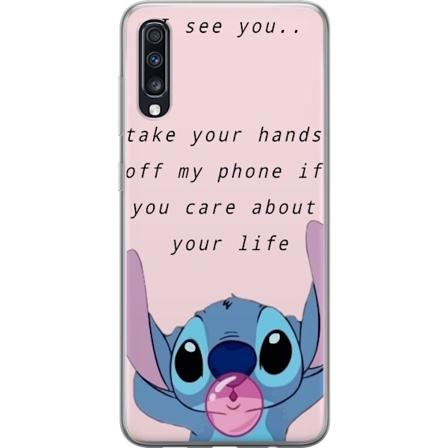 Samsung Galaxy A70 Gennemsigtig cover Held og lykke