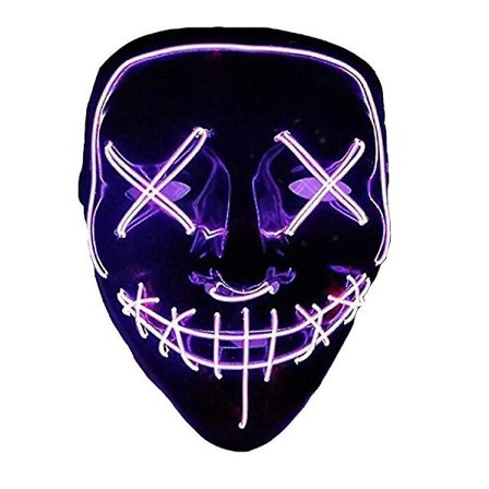 Led Purge Maske, Purge Masken, Halloween Maske Led, Led Maske Mit
