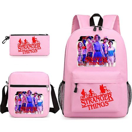 Stranger Things Ryggsäck Skolväska Stranger Things Trio-6