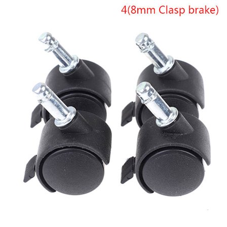 4st 30mm Stol Hjul Möbel Hjul Svänghjul Hjulbroms Whee