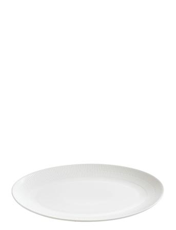 Relief Oval Dish Home Tableware Serving Dishes Serving Platters Hvid Aida