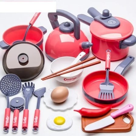 Simulering induktion madlavning kogegrej model piger skæring frugt simulering udviklingsmæssigt legetøj