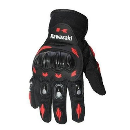 Handskar Nya 1 par Kawasaki Hel Finger Motorcykelhandskar Motocross Luvas Guantes Moto Racing Skyddande Utrustning Handske [DB]